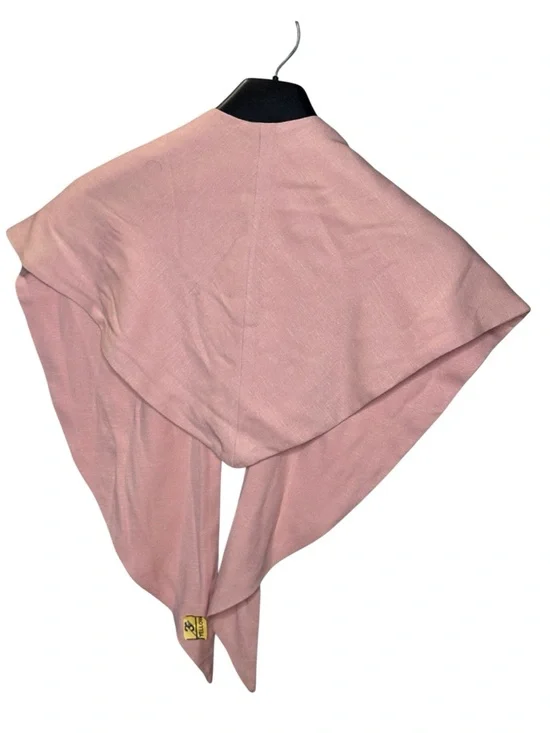 Soft Pink Women's Shawl Collar Sweater Wrap - Picture 3 of 4